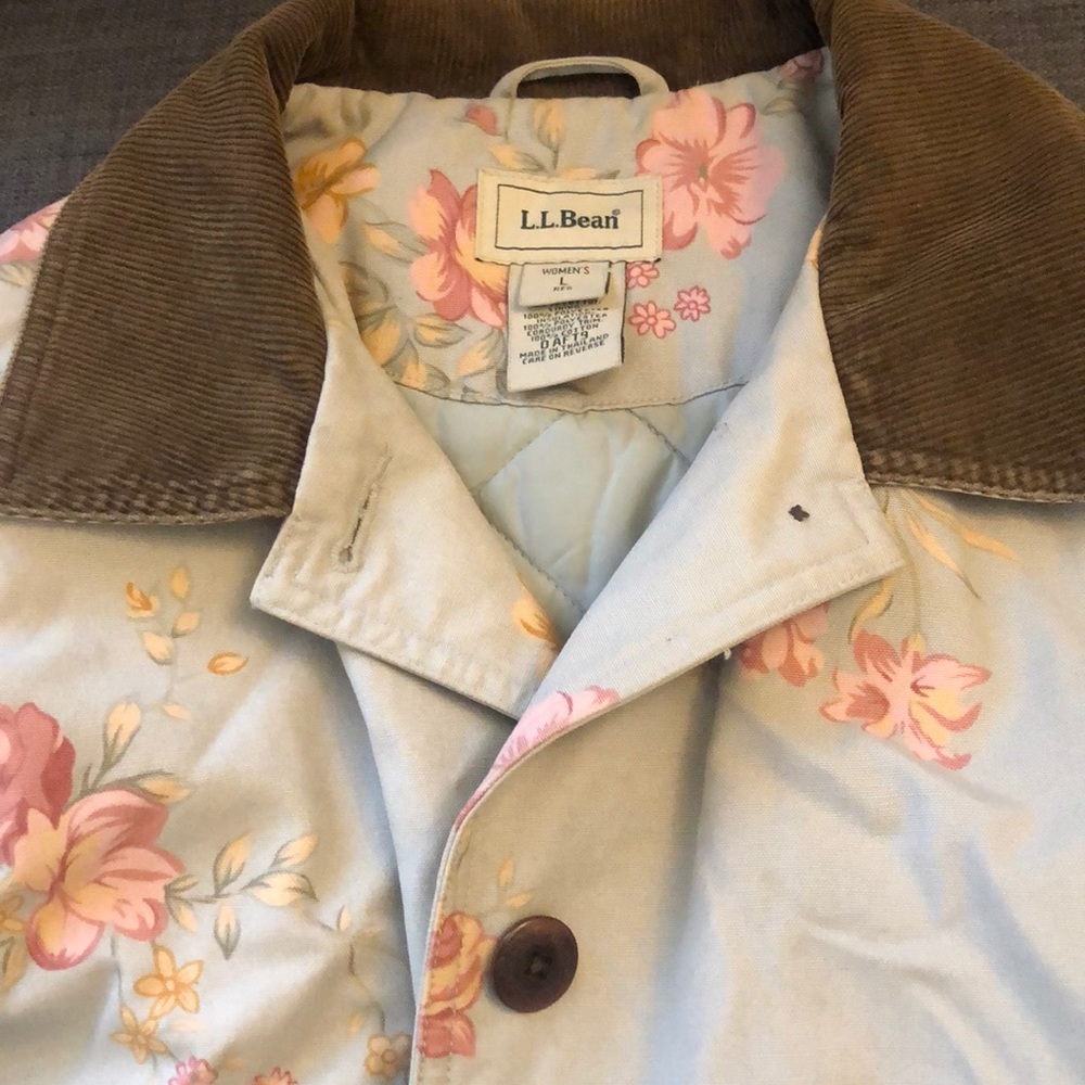 ~ vintage L.L. Bean floral jacket (L) ~